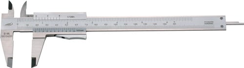 HELIOS PREISSER Taschenmessschieber DIN 862 150mm m.Momentf.eck - 0184501