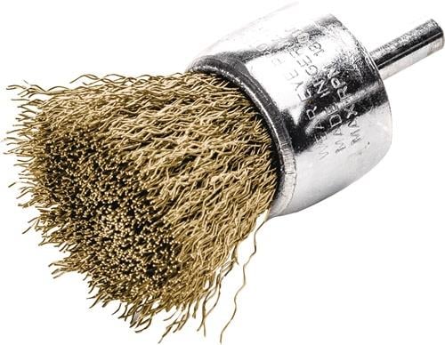 Rundbürste D.30mm Drahtstärke 0,20mm MS gewellt 18000min-¹ 10 LESSMANN