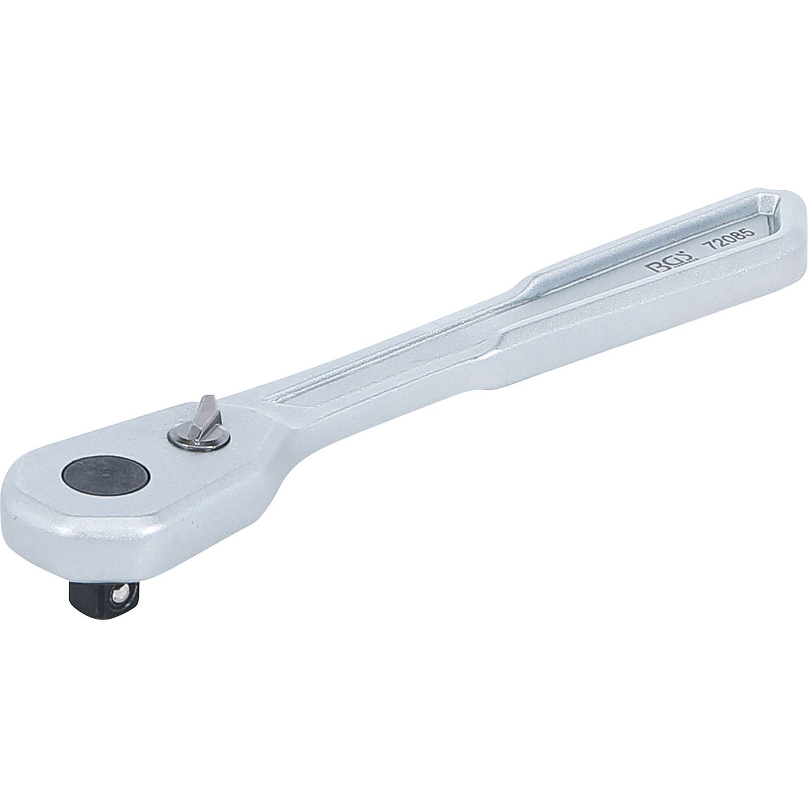 BGS Umschaltknarre extra flach feinverzahnt Abtrieb Außenvierkant 6,3 mm (1/4")  - 72085