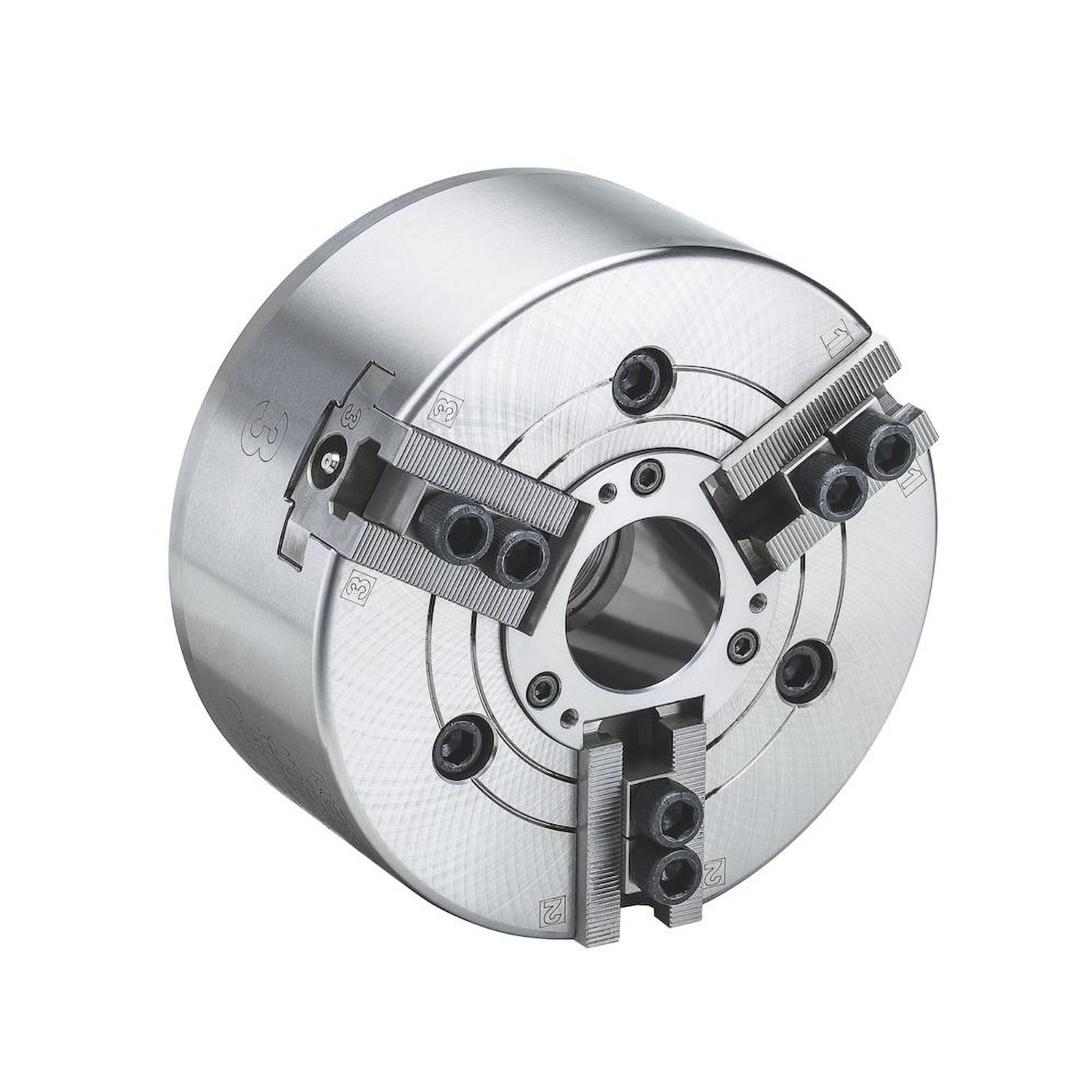 Röhm Kraftspannfutter KFD-HE 315, 3-Backen, Spitzverzahnung90°, Zylindrische Zentrieraufnahme - 154829