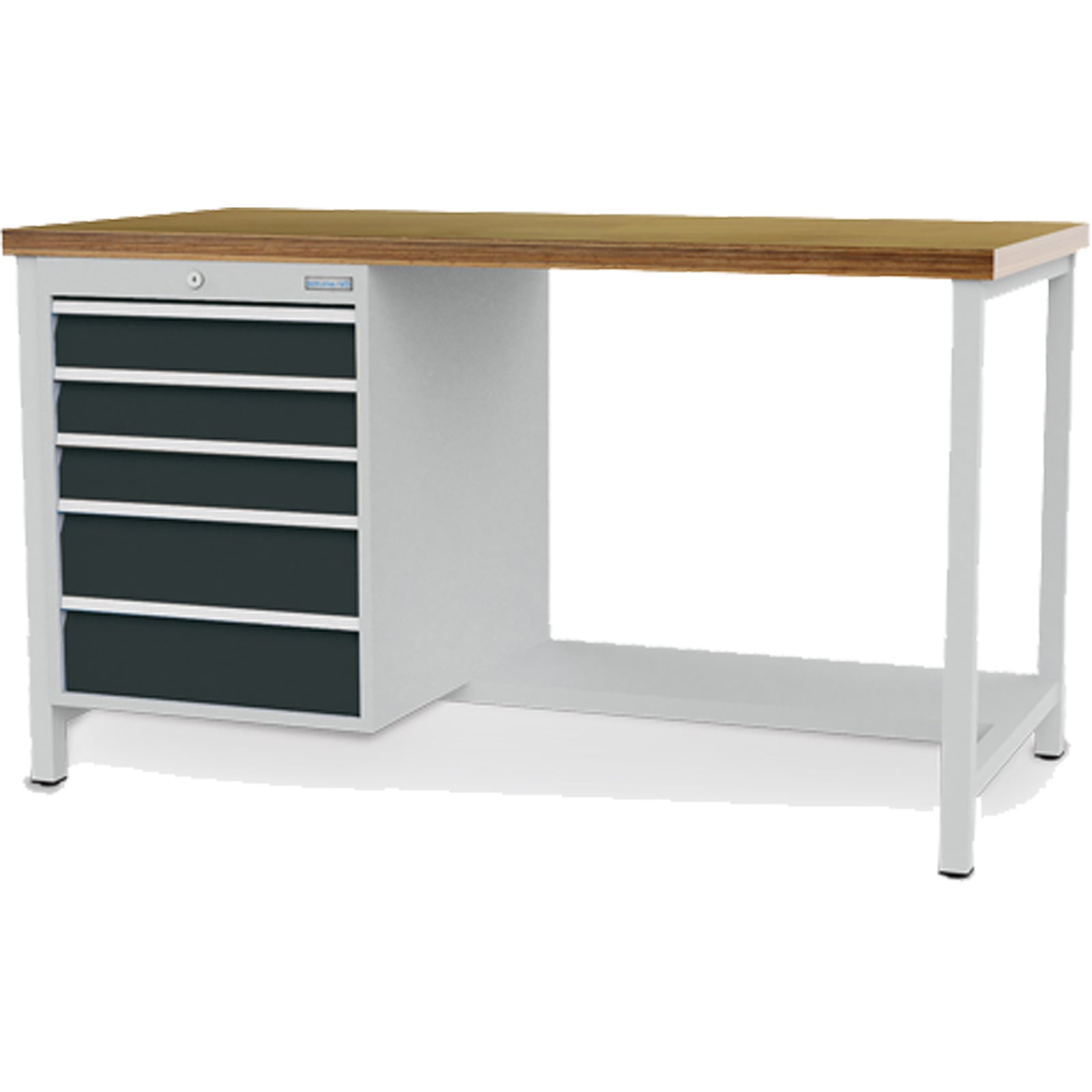 Bedrunka+Hirth Kastenwerkbank Breite 1.500 mm R 18-24 5x Schublade BxTxH 1.500x750x859 mm - 03.14.24-LVZ