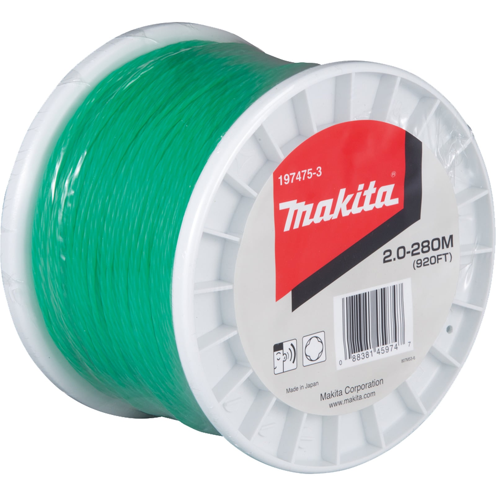 Makita Mähfaden Nylon 2 mm x 280 m - 197475-3