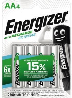 Energizer Akku Recharge Extreme E300624600 AA/HR6 4 St./Pack.