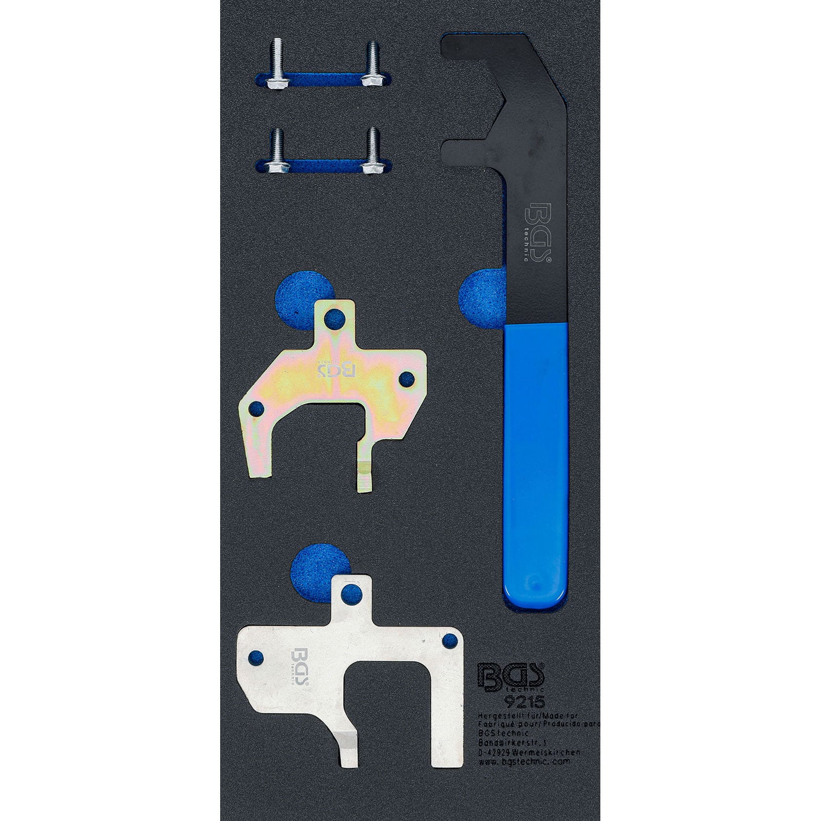 BGS Werkstattwageneinlage 1/3: Motor-Einstellwerkzeug-Satz für Mercedes-Benz M112 + M113 - 9215