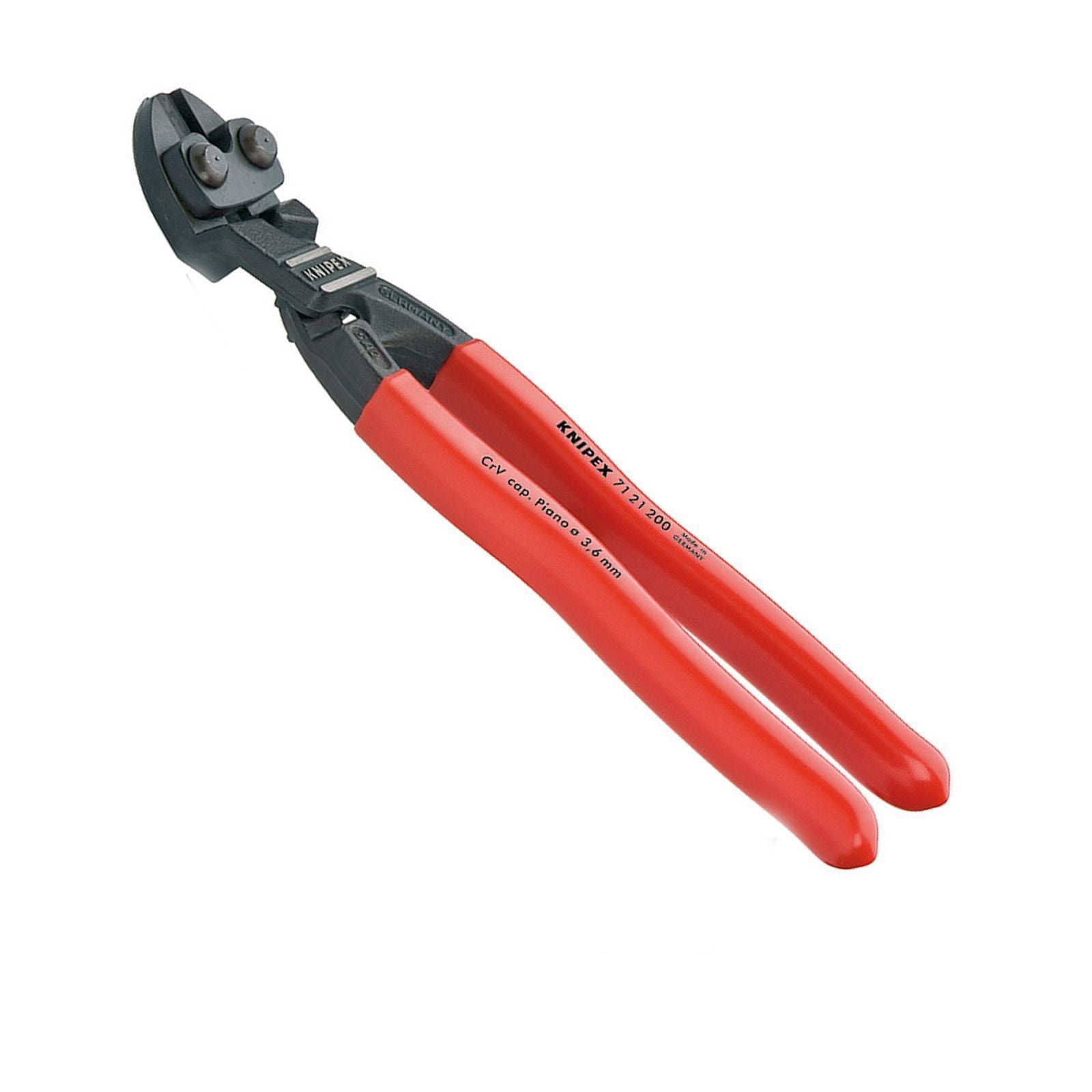 Knipex 61 02 200 Bolzenschneider – 200 Mm (7,87 Zoll) Mit Weichen Griffen, Induktionsgehärtete Schneiden Für Weniger Kraftaufwand Knipex 61 02 200 Bolzenschneider – 200 Mm (7,87 Zoll) Mit Weichen Griffen, Induktionsgehärtete Schneiden Für Weniger Kraftaufwand