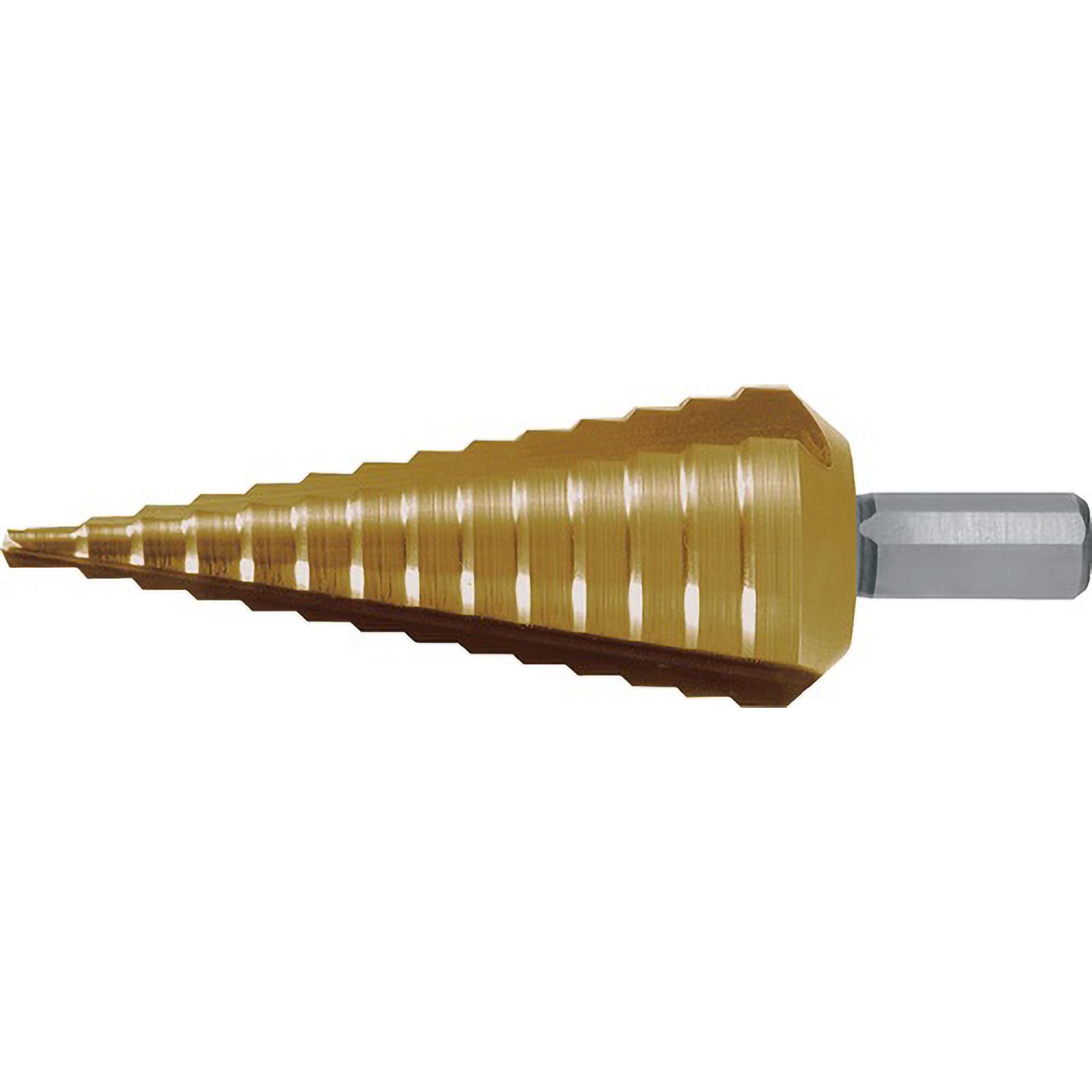 RUKO Stufenbohrer HSS-TiN geradegenutet mit Kreuzanschliff Ø 4 - 30 mm - 101352T