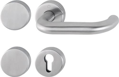 HOPPE FS-Garnitur Paris FS-E138/42H/42HS VA F69 -/D TS 40-65mm PZ/bl.rd.DIN L/R - 11665439