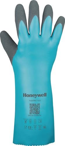 Chemiehandschuhe FLEXTRIL™ 211 Gr.9 grün EN 388,EN 374,EN 407 PSA III HONEYWELL