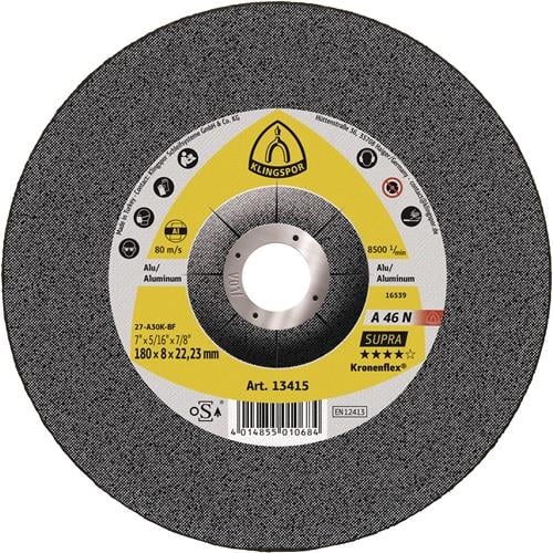 KLINGSPOR Schruppscheibe A 46 N Supra D 125 x S 6 mm - 2226