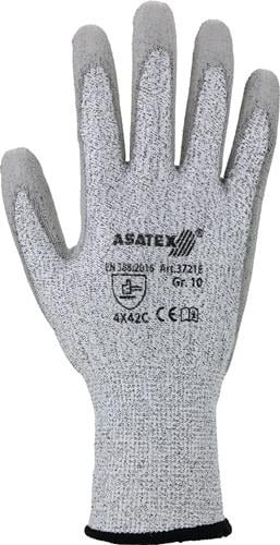 ASATEX Schnittschutzhandschuhe grau / grau Schnittschutzlevel C Gr. 9 - 3721E/9