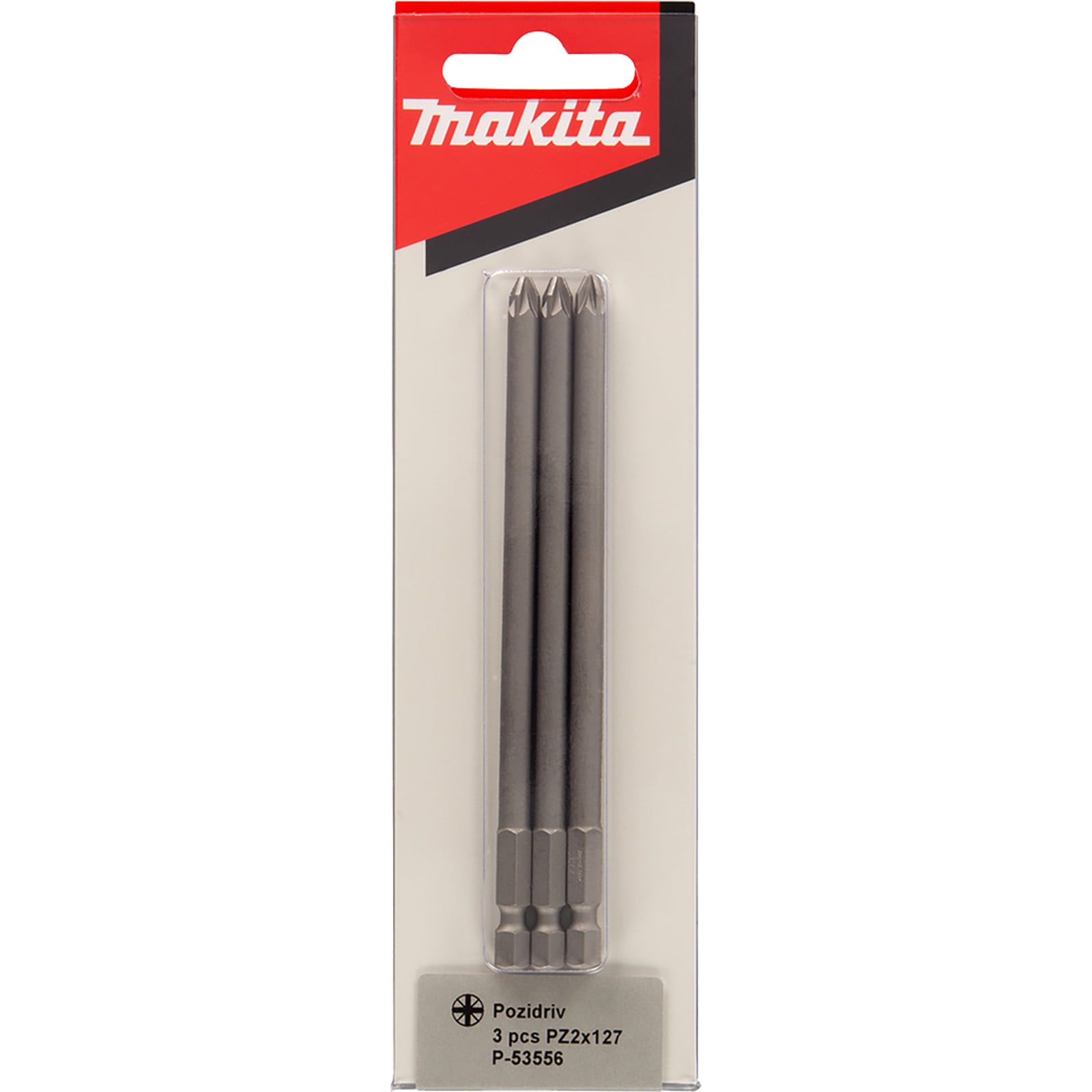 Makita Langbit PZ2x127 6 mm 3 St. - P-53556