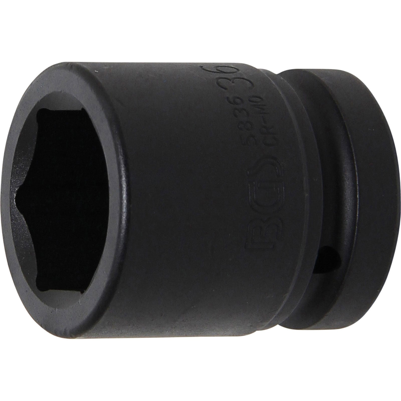 BGS Kraft-Steckschlüssel-Einsatz Sechskant Antrieb Innenvierkant 25 mm (1") SW 36 mm - 5836