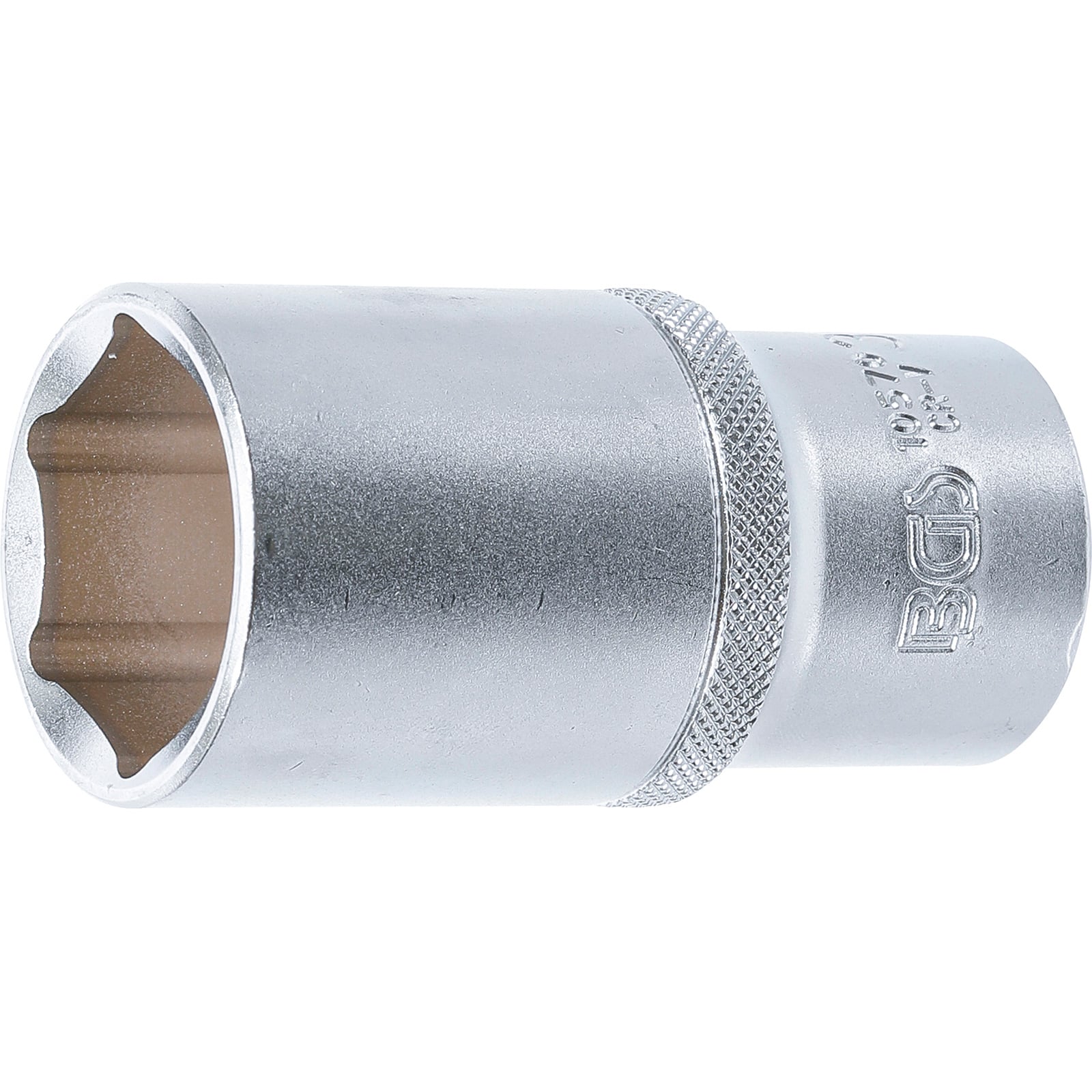 BGS Steckschlüssel-Einsatz Sechskant tief Antrieb Innenvierkant 12,5 mm (1/2") SW 30 mm - 10570