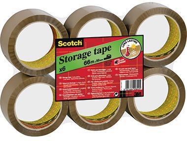 Scotch Packband S5066B6 50mmx66m braun 6 Rl./Pack.