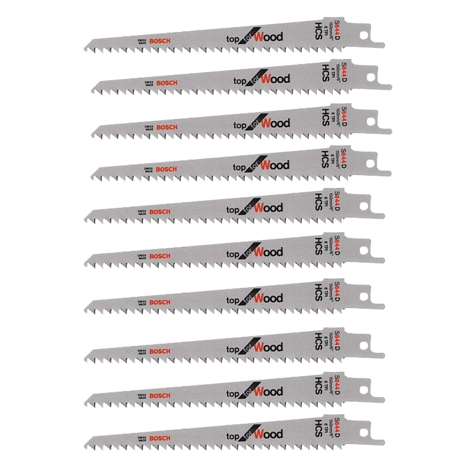 Bosch 10x Säbelsägeblatt S 644 D Top for Wood
