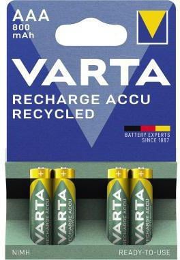 Varta Akku Recycled 56813101404 AAA NIMH 800mAh 4 St./Pack.