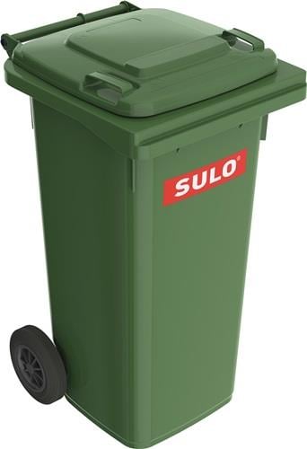 SULO Müllgroßbehälter 120l HDPE grün fahrbar,n.EN 840 - 1053937