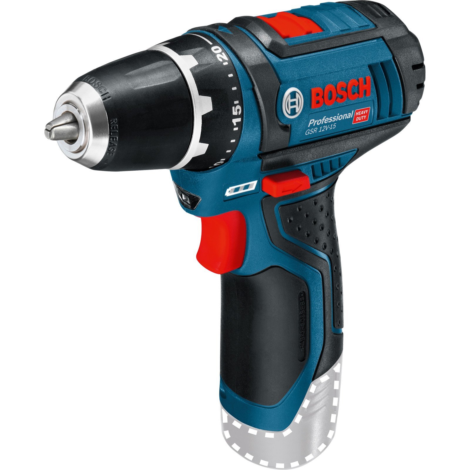Bosch Akku-Bohrschrauber GSR 12V-15 Solo Bosch Akku-Bohrschrauber GSR 12V-15 Solo