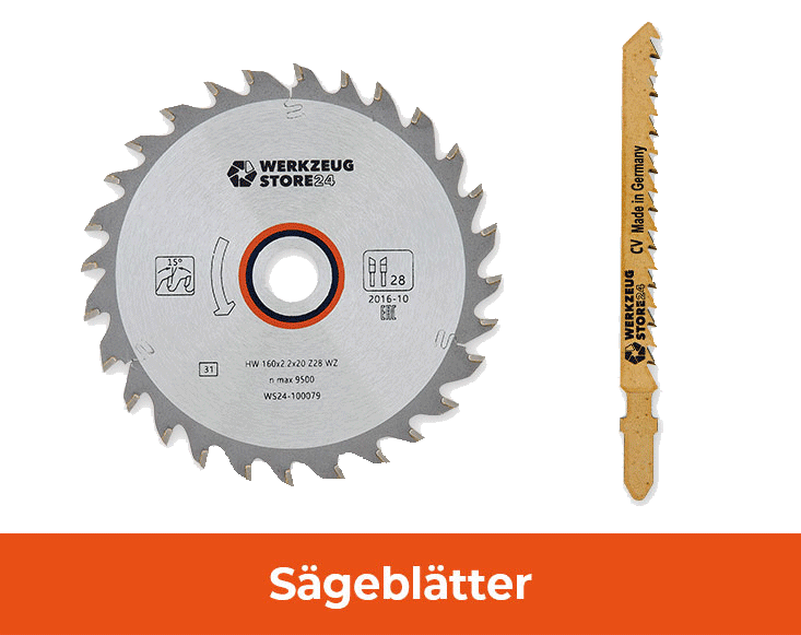 Sägeblätter von Werkzeugstore24: Kreissägeblatt und Stichsägeblatt für präzise Schnitte