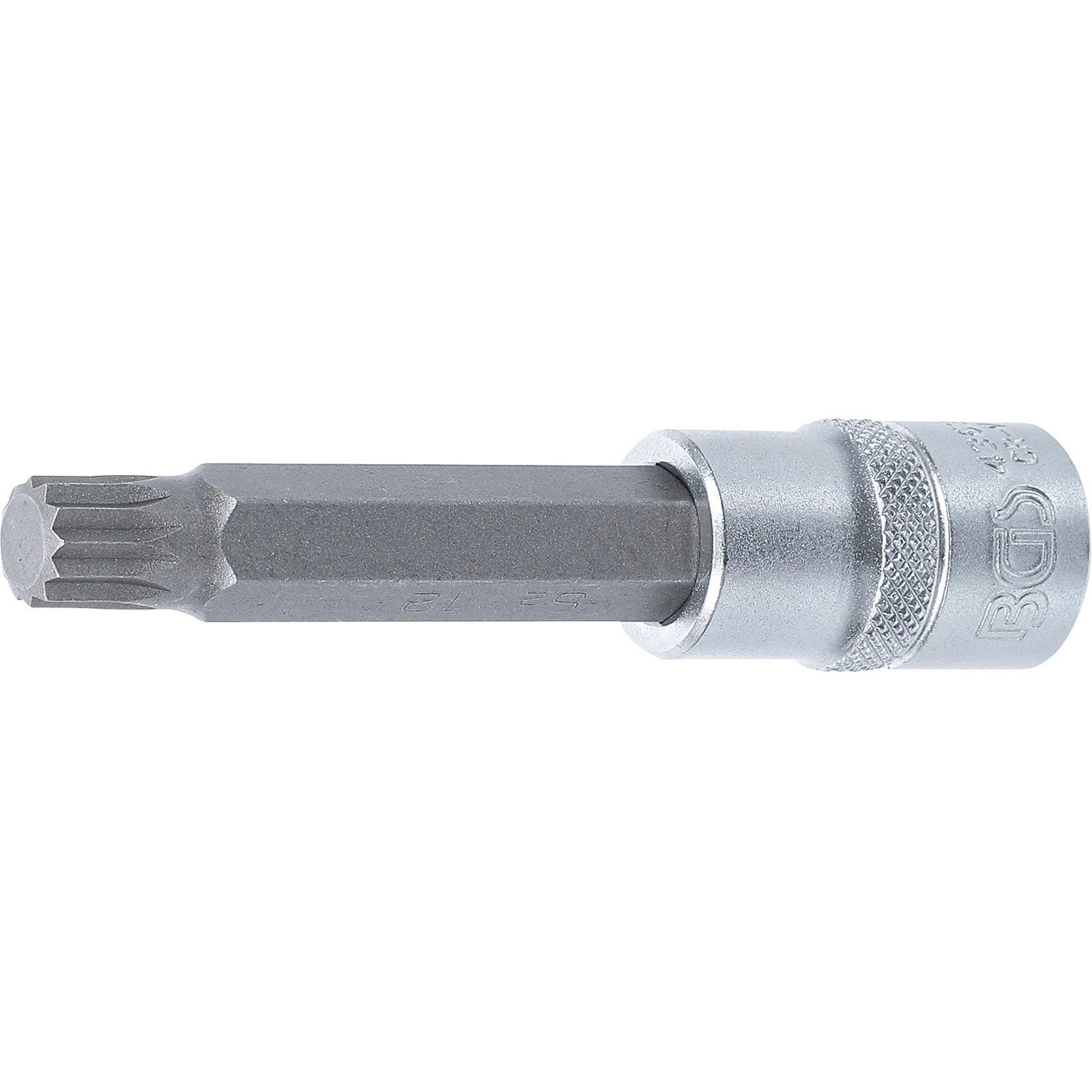 BGS Bit-Einsatz Länge 100 mm Antrieb Innenvierkant 12,5 mm (1/2") Innenvielzahn (für XZN) M12 - 4363