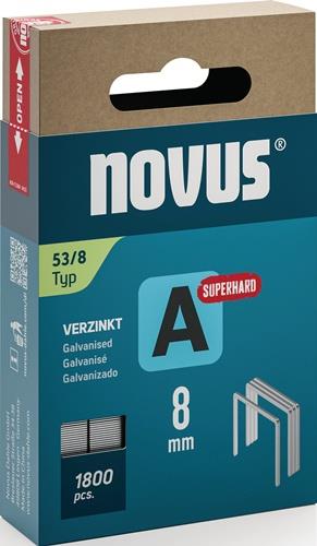 Feindrahtklammer A Typ 53 Klammer-B.11,3mm 8mm 0,75mm superhart 1800 St.NOVUS