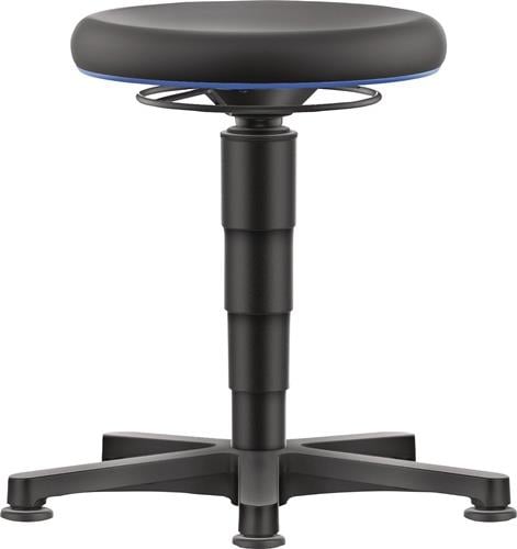 Drehhocker Bodengleiter Integralschaum Integralschaum schwarz