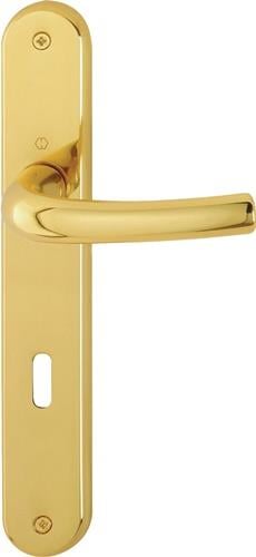 HOPPE Langschildgarnitur Tôkyô M1710RH/265 MS F71 OB 72mm DIN L/R - 2804281