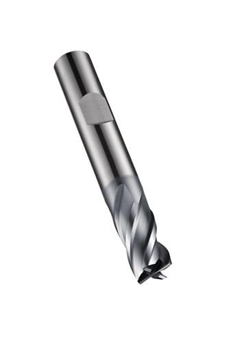 Schaftfräser S804HB DIN 6527K D.5mm Gesamt-L.54mm Schneiden-L.9mm HM AlCrN