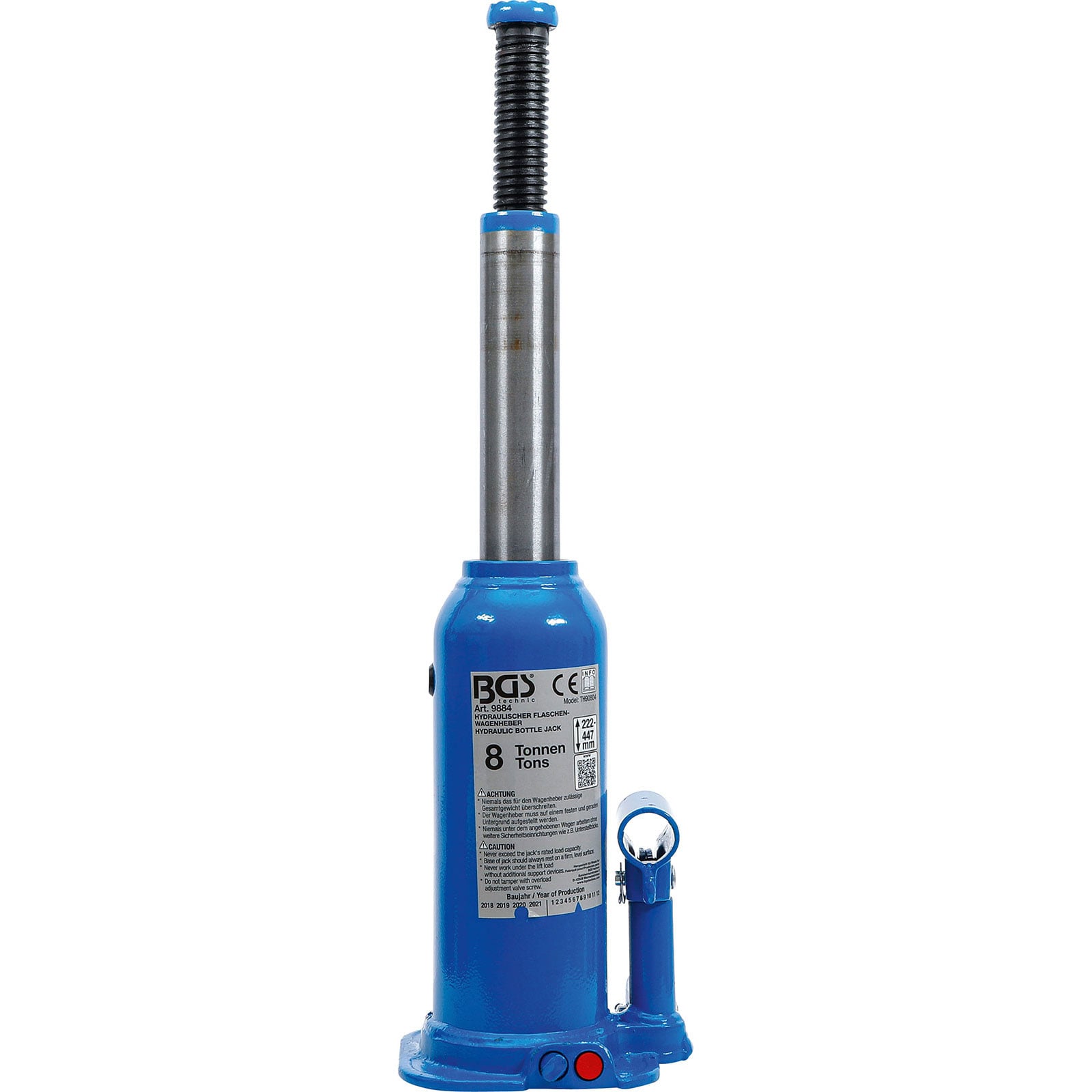 BGS Hydraulischer Flaschen-Wagenheber 8 t - 9884