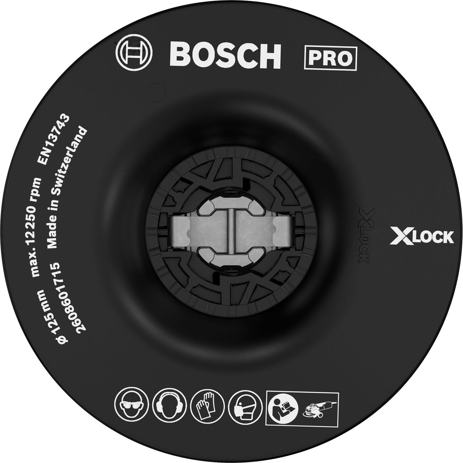 Bosch PRO Backing Pad X-Lock mittel 125 mm mittel - 2608601715