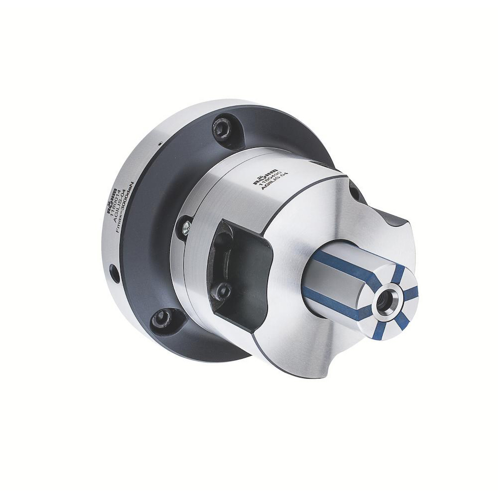 Röhm Segmentspanndorn AGILIS, kraftbetätigt, Größe AGILIS 5, mit Flanschaufnahme - 1180005