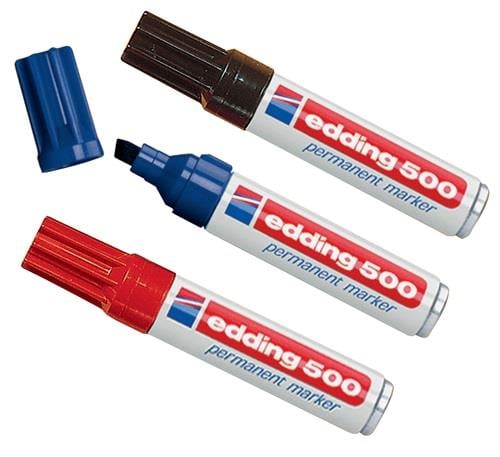 edding Permanentmarker 500 blau Strichbreite 2-7 mm  - 4-500003