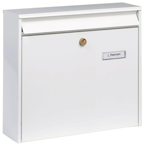 BURG-WÄCHTER Briefkasten Potsdam 877 W H.322mm B.362mm T.100mm weiß STA DIN C4 - 877W