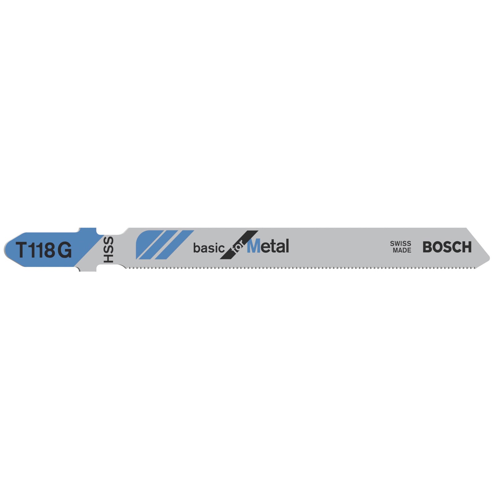 Bosch 5x Stichsägeblatt T 118 G Basic for Metal - 2608631012