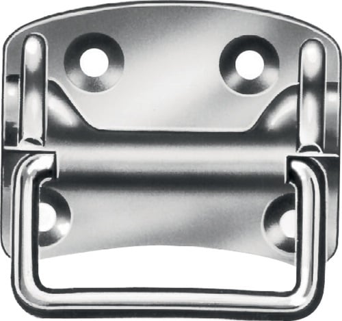 VORMANN Kistengriff H.80 mm B.100 mm STA blau verz.Löcher 4 - 001328100Z