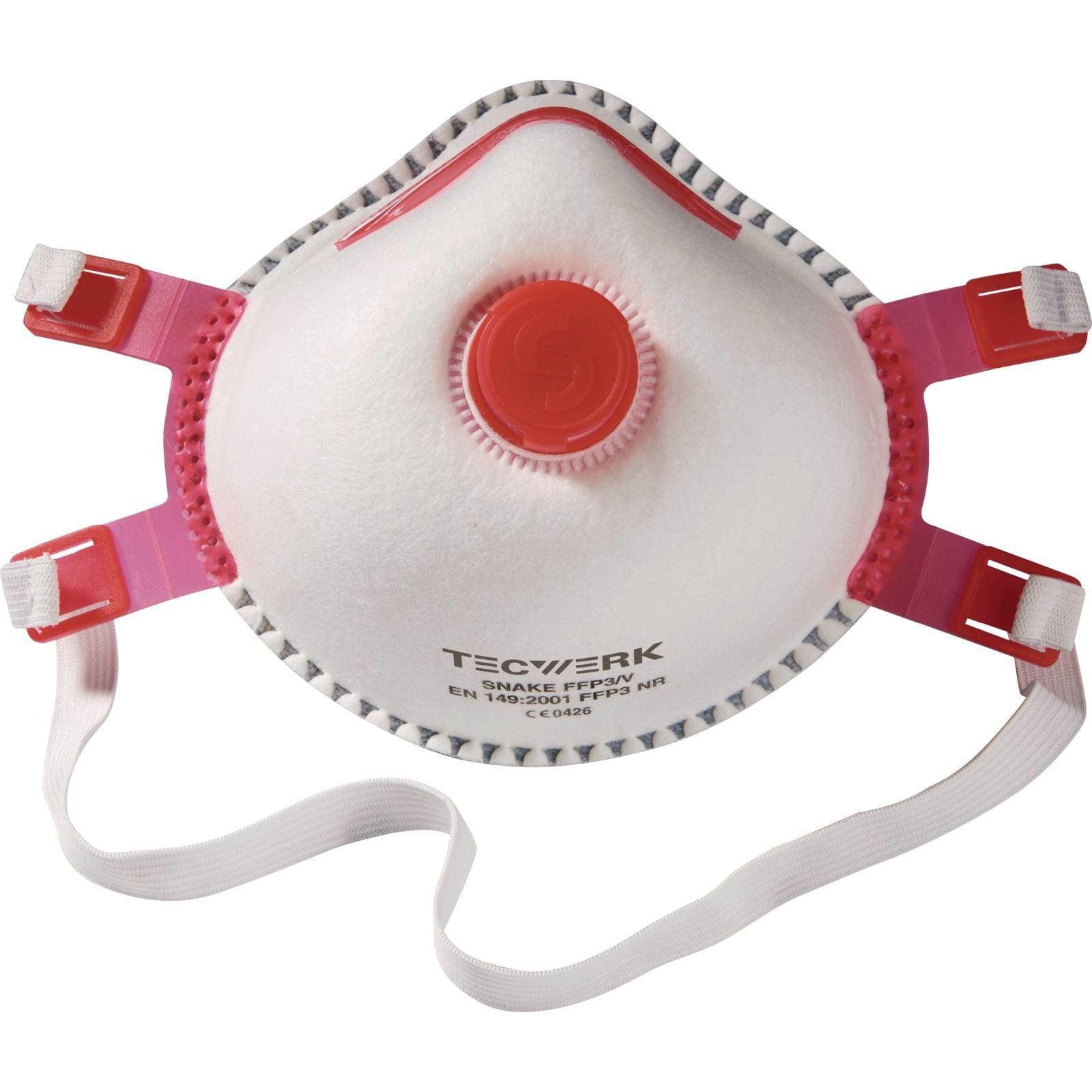 Atemschutzmaske Snake FFP3/V NR m.Ausatemventil TECWERK