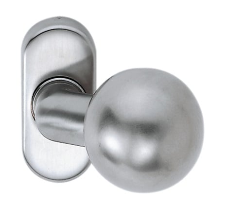 edi Profiltür-Knopf 2033/4020 Material Alu.F1 - 2033/4020/01