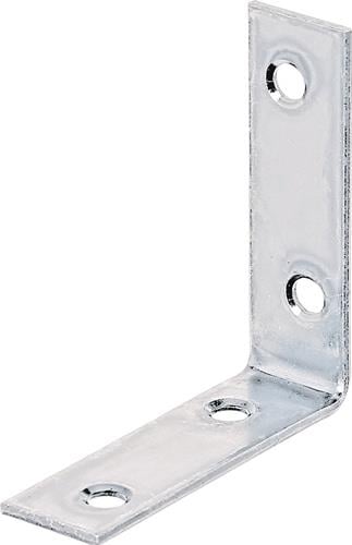 GAH Alberts Stuhlwinkel L.50 x 50 mm B.15 mm S.1,75 mm STA galv.gelb verz.Loch-D.4,5 mm - 339210