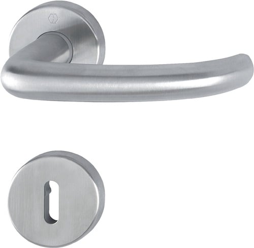 HOPPE Rosettengrt.San Fran.E1301Z/42KV/42KVS VA F69 rd.OB DIN L/R D/D - 3728291