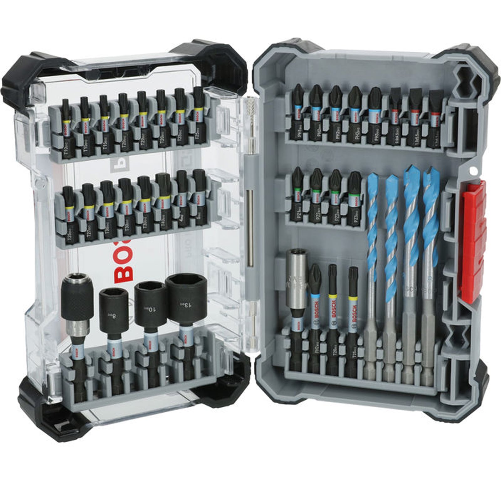 Bosch PRO Impact Schrauberbits und Multi Construction Bohrer Mixed Set 40-tlg. - 2608521U85