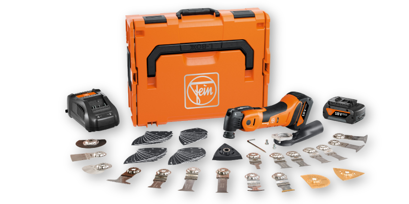 FEIN AMM 700 MAX TOP 4.0 Ah Akkumultimaster Set mit Zubehör