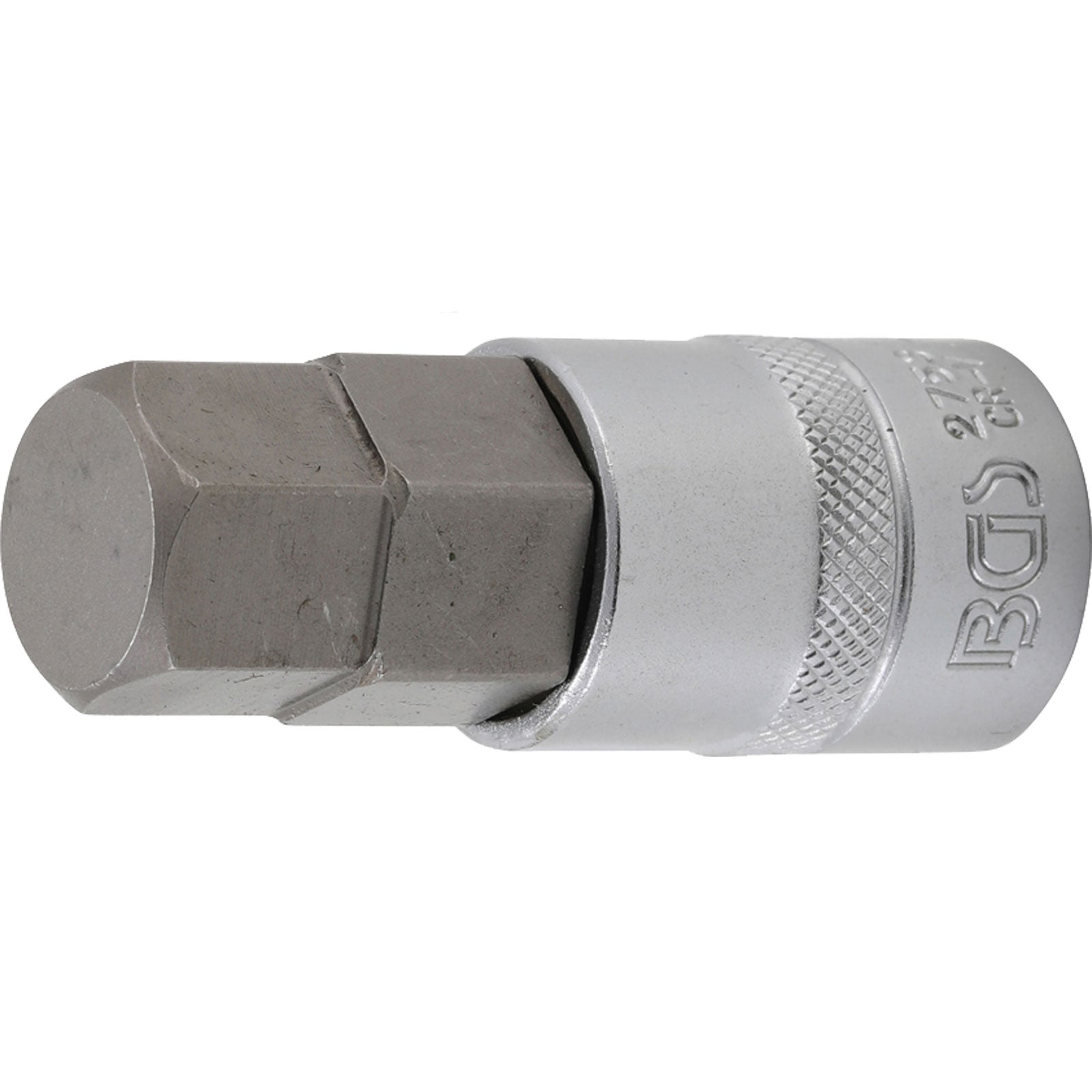 BGS Bit-Einsatz Länge 70 mm Antrieb Innenvierkant 12,5 mm (1/2") Innensechskant 13/16" - 2753