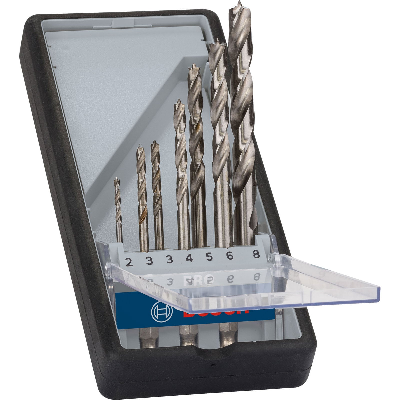 Bosch PRO Wood HSS Holzspiralbohrer-Set. 7-tlg. - 2607019923