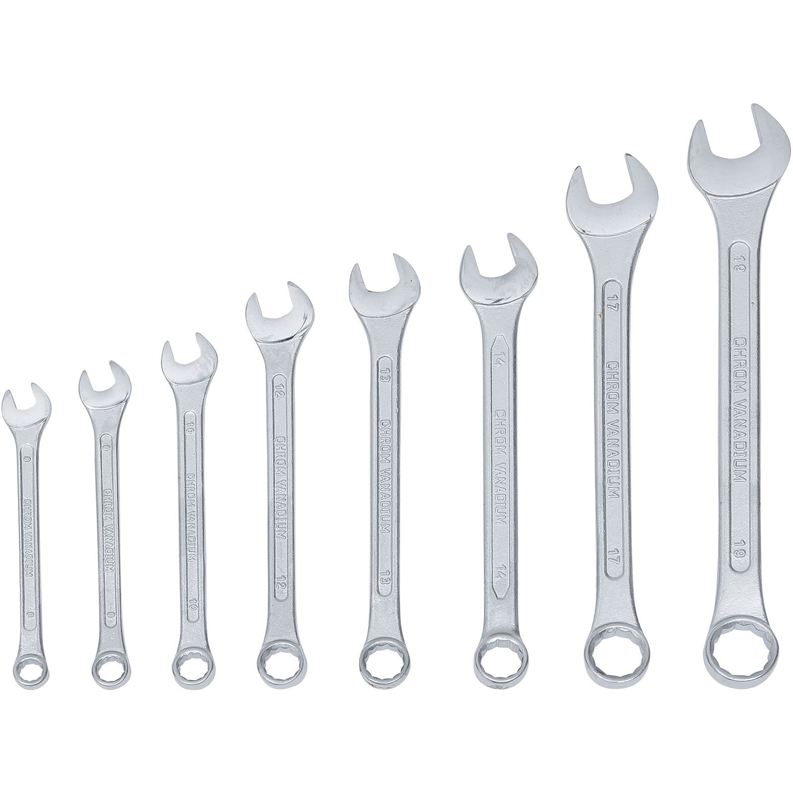 BGS Maul-Ringschlüssel-Satz SW 8 - 19 mm 8tlg. - 1193