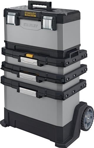 FATMAX Rollende Werkstatt B568xT389xH893mm Ku.u.MET abnehmbare Werkzeugbox - 1-95-622