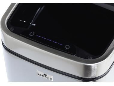 DURABLE Abfalleimer NO TOUCH 342023 Edelstahl 6l