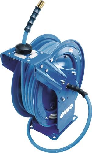 EWO Schlauchaufroller BluBird f.Luft u.Wasser L.15m Geh.Metall Ausgang DN 7,2 - E48380
