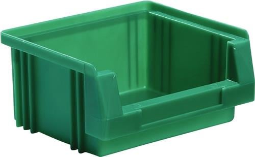 LA-KA-PE Sichtlagerkasten PLK L90 x B102 x H50 mm PP grün - 01950 02 03