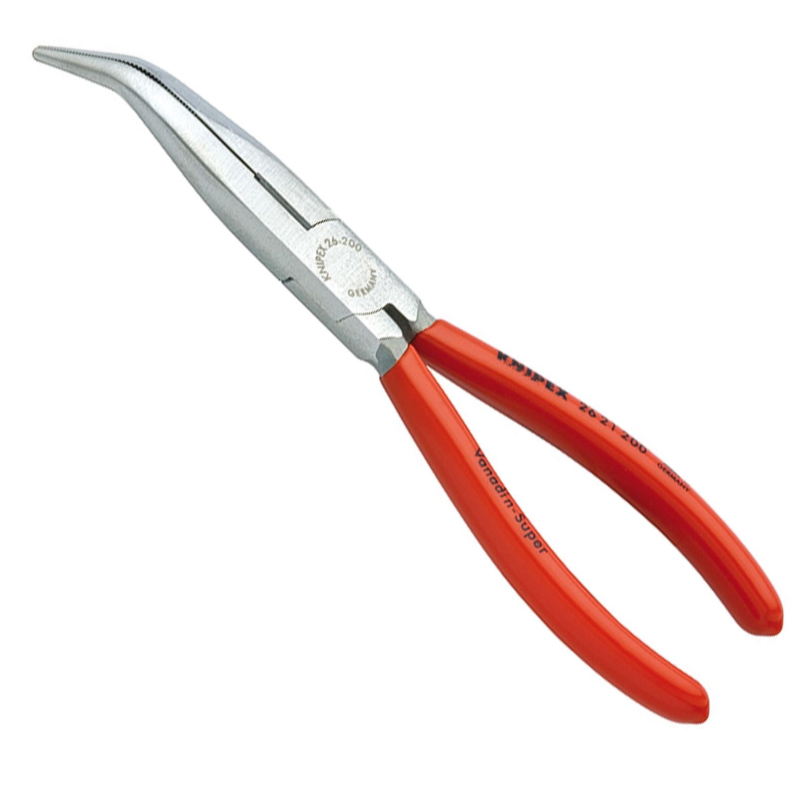 Knipex Flachrundzange mit Schneide - 2621200