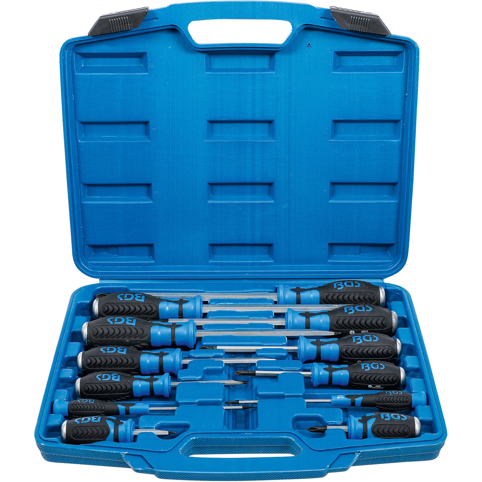 BGS Schraubendreher-Satz mit 6,3 mm (1/4") Innenvierkant 12tlg.  - 7896